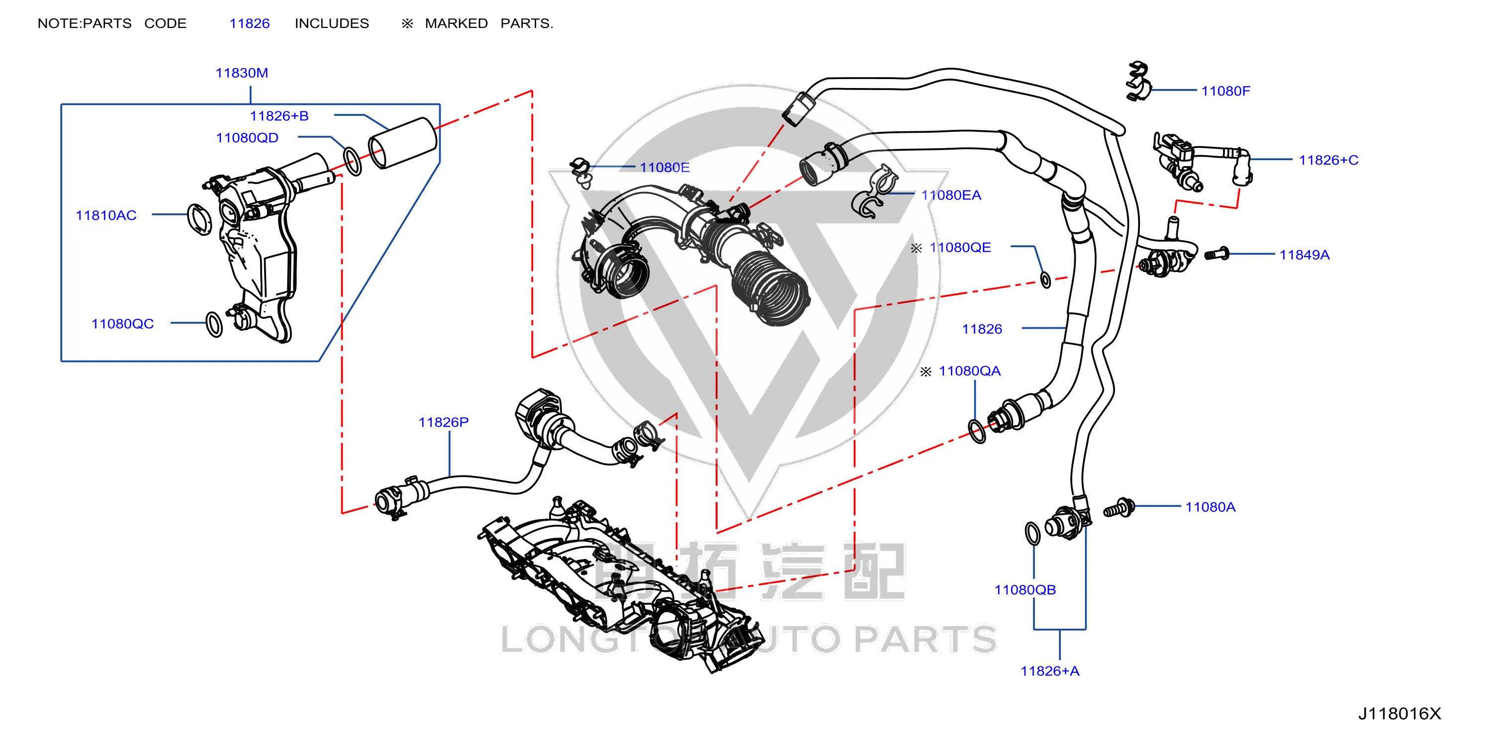 O-ring 01001-HG00A 01001HG00A for Infiniti