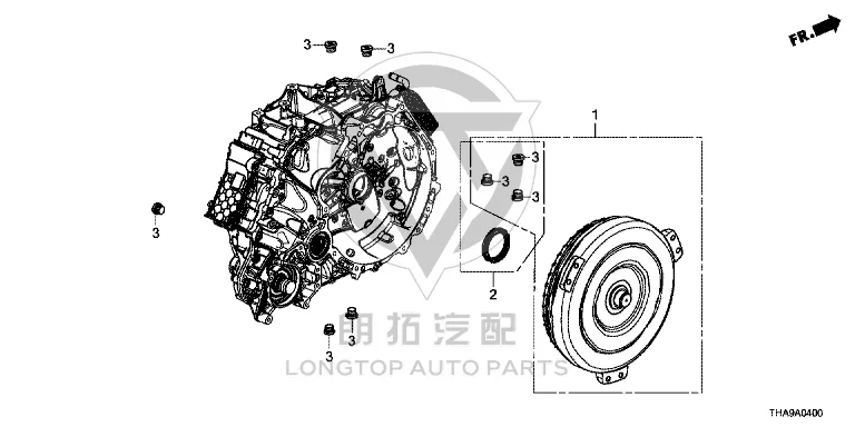 Fluid coupling washer 06228-5MT00 062285MT000 for Honda