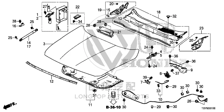 Fwd Cover Actuator (Left) 06745-TVEH0 06745TVEH01 for Honda