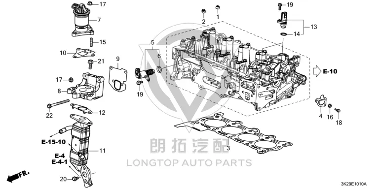 VTC Oil Control Valve Rubber Ring 15832-RPY-003 15832RPY003 for Honda