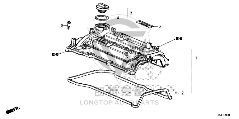Valve Cover 12310-6A0A0 123106A0A01 for Honda