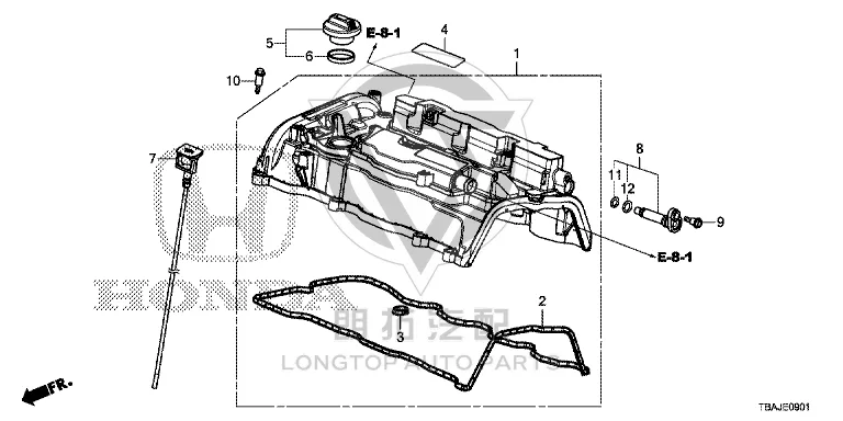 Valve Cover 12310-5BAA0 123105BAA01 for Honda