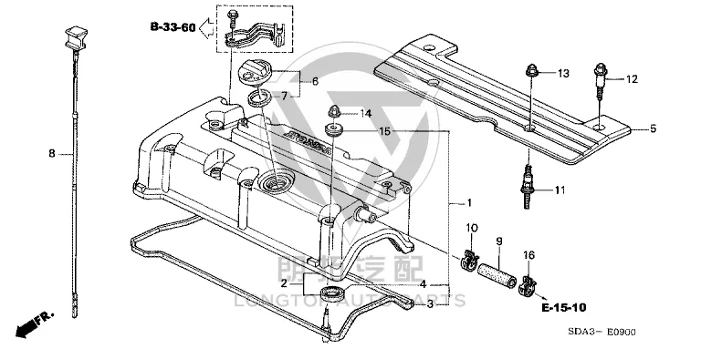 Repair kit for valve cover 12030-RTA00 12030RTA000 for Honda