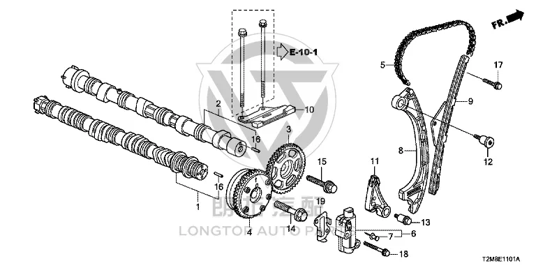 Intake Camshaft Timing Wheel 14310-5A4H0 143105A4H01 for Honda