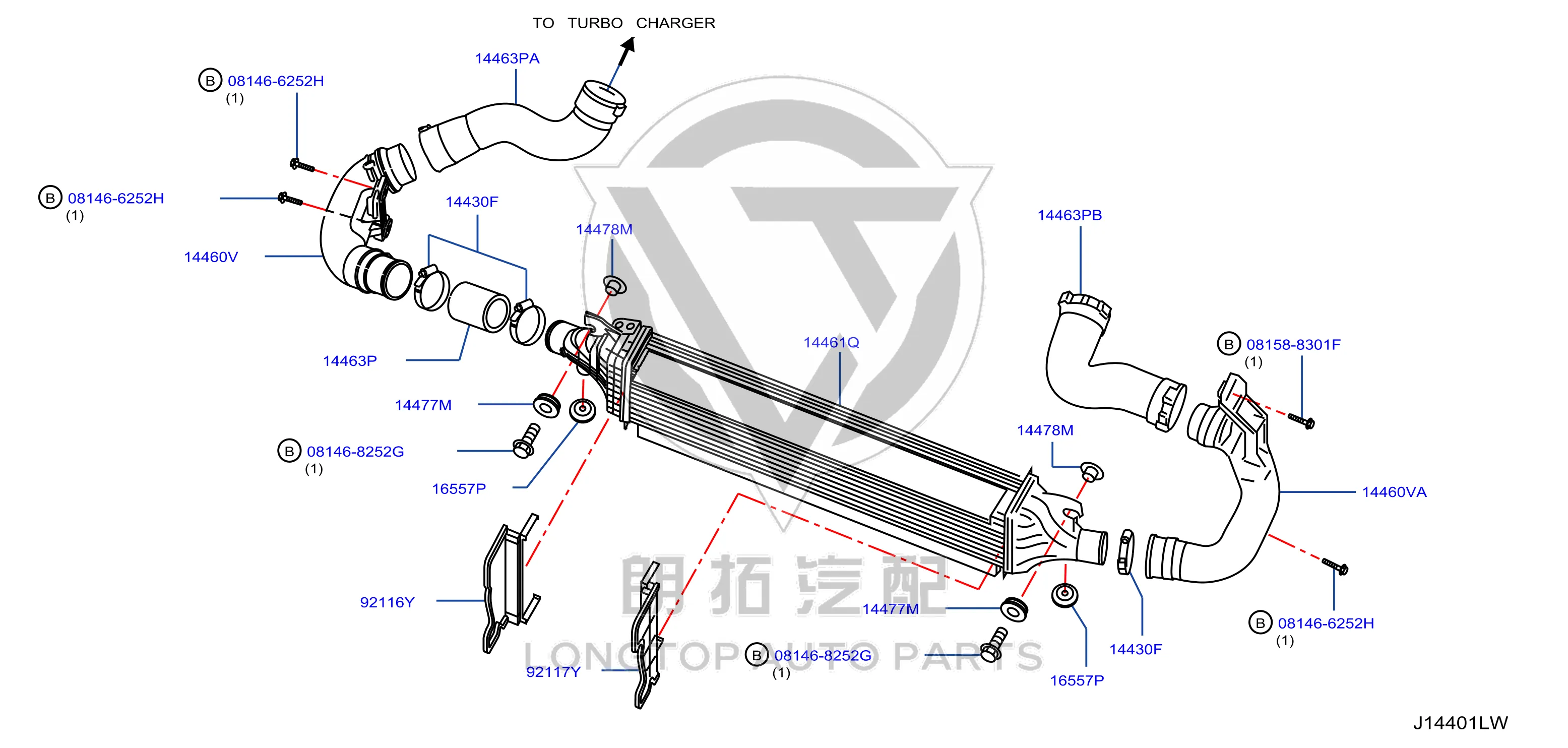 Intake Manifold Assembly 14460-4GC0C 144604GC0C for Infiniti