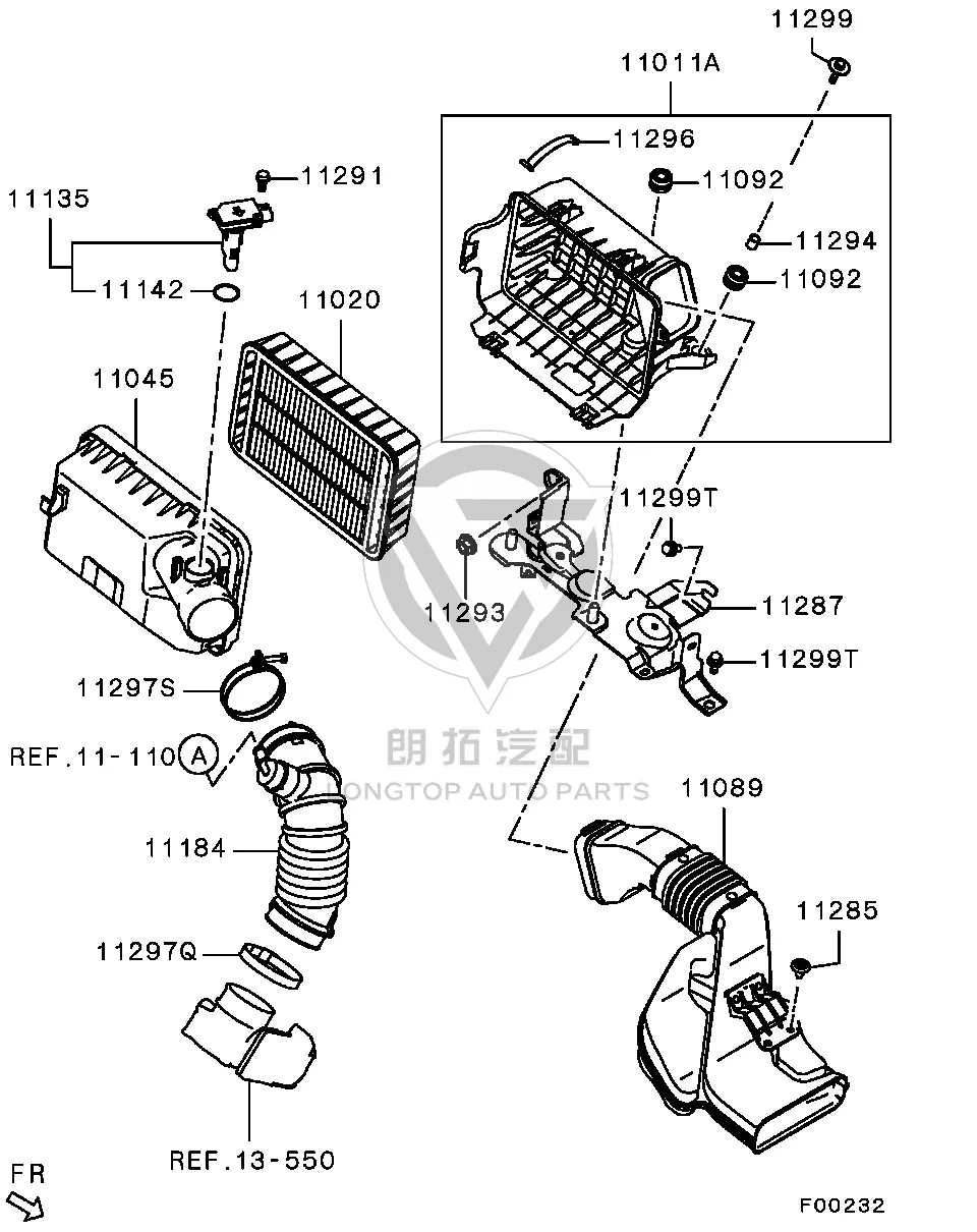 Air Flow Meter 1525A-064 1525A064 for Mitsubishi GA2W