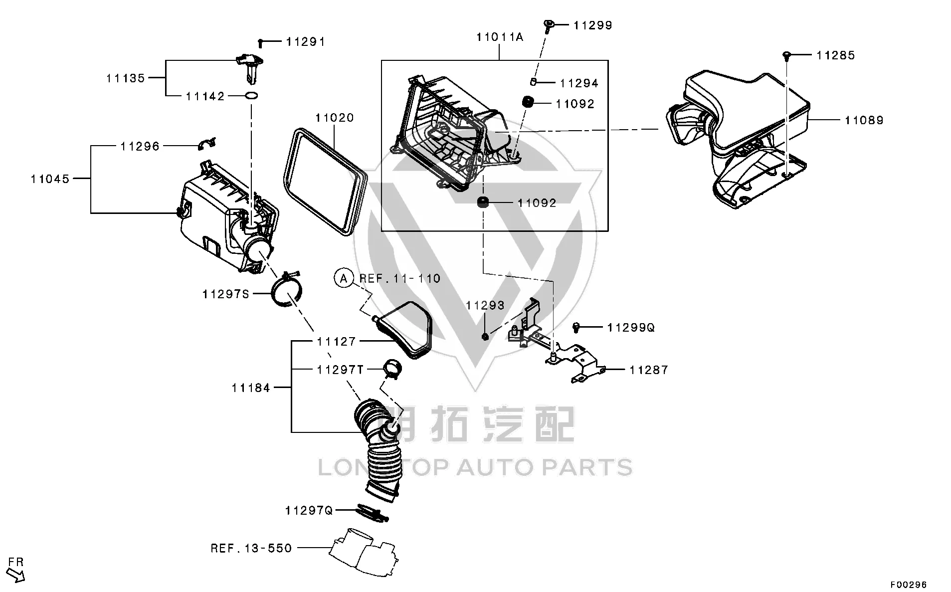Air Resonator 1502A-034 1502A03400 for Mitsubishi GF7W