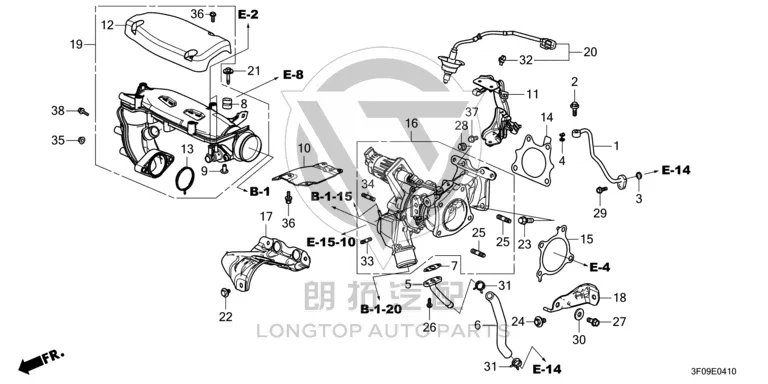 Turbocharger 18900-68DH0 1890068DH01 for Honda