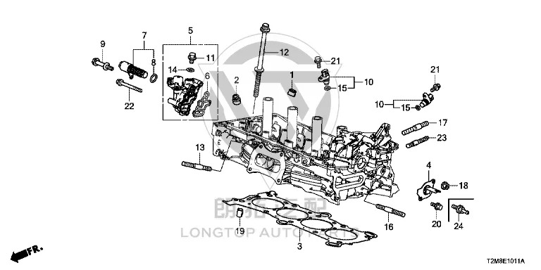 VTC Oil Control Valve 15830-5B5U01 158305B5U01 for Honda