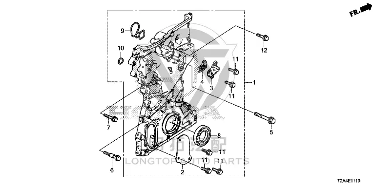 Crankshaft Front Oil Seal 91212-5A2A0 912125A2A01 for Honda