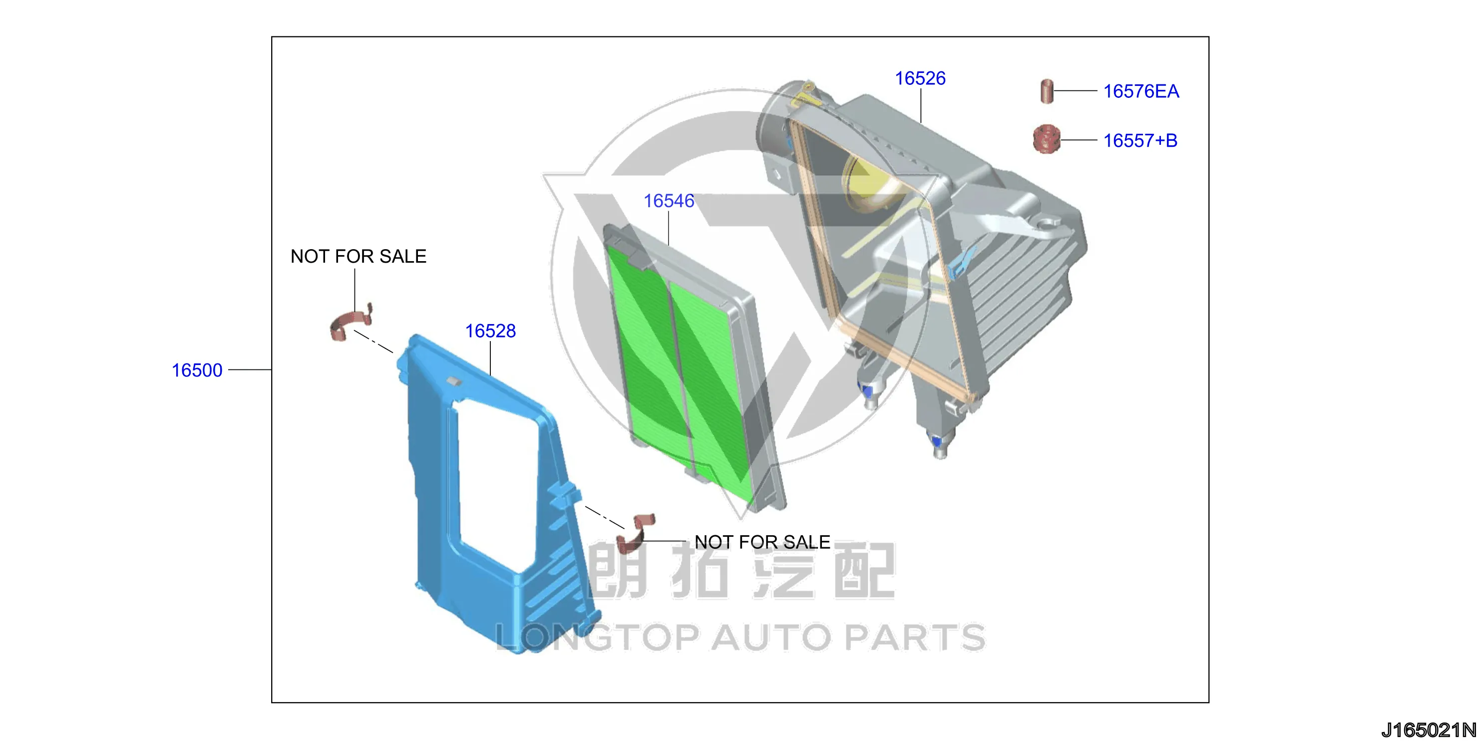 Air Filter 16546-4BC1B 165464BC1B for Nissan