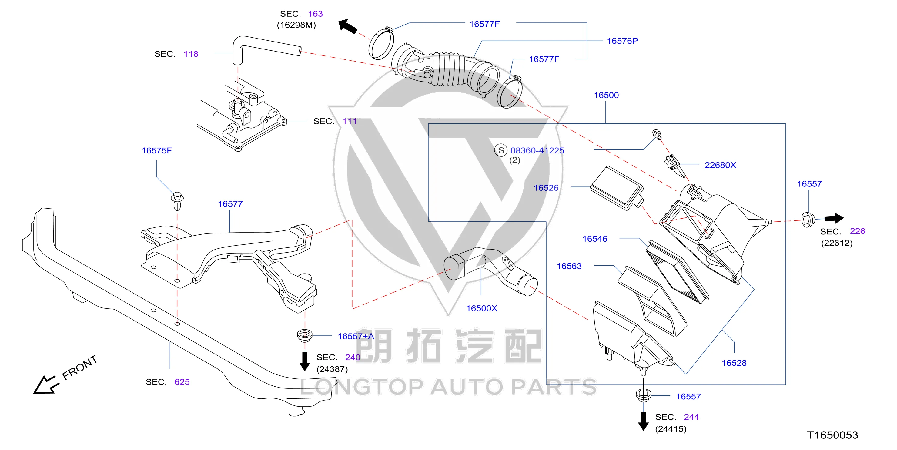Air Flow Meter 22680-7S000 226807S000 for Nissan