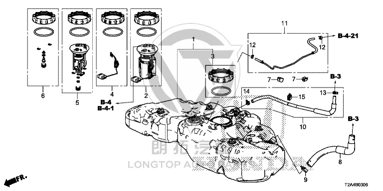 Fuel Filter 17048-T2AA0 17048T2AA00 for Honda