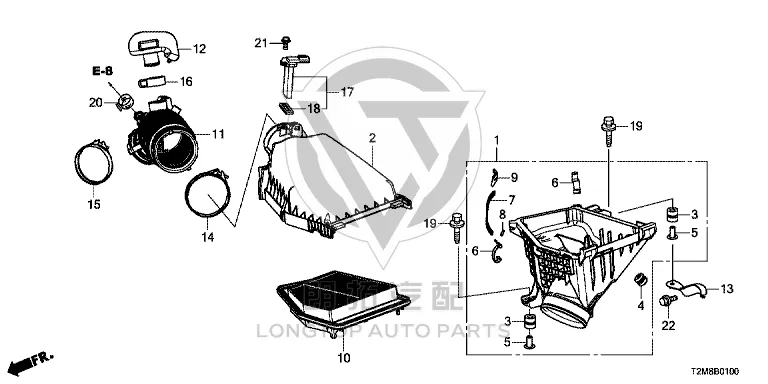 Throttle Intake Pipe 17228-5D0W0 172285D0W00 for Honda