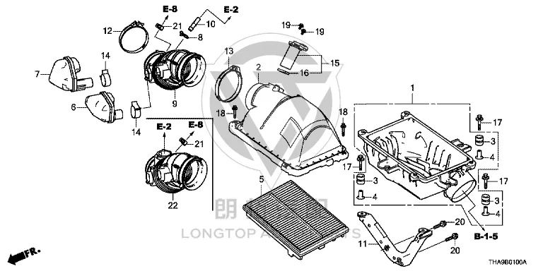 Air Filter 17220-5MSH0 172205MSH00 for Honda