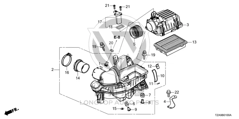 Air Flow Meter 37980-RC0M0 37980RC0M01 for Honda