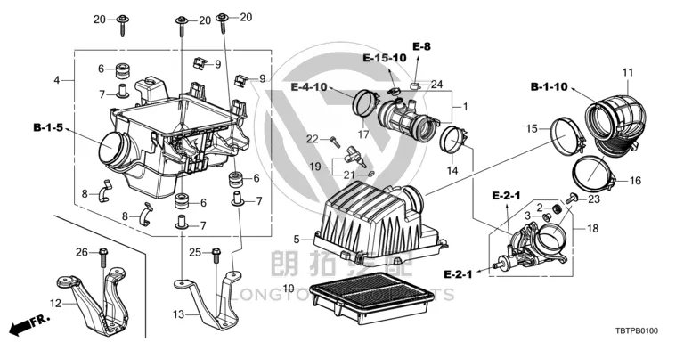 Air Filter 17220-6P7H0 172206P7H01 for Honda
