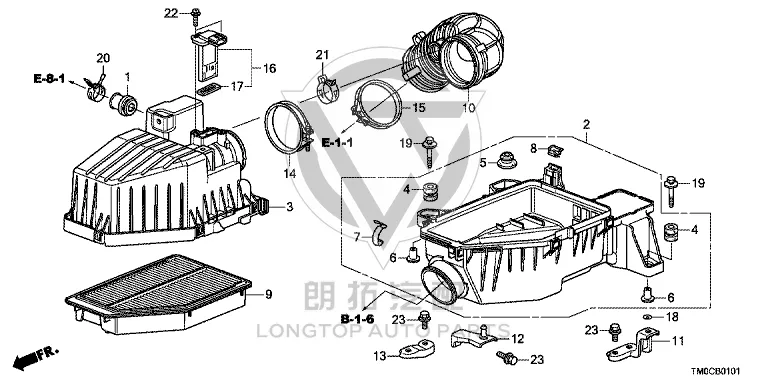 Throttle Intake Pipe 17225-RR2H0 17225RR2H00 for Honda