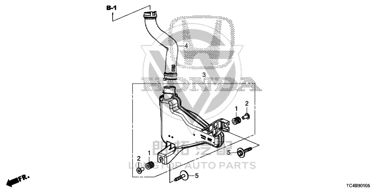 Air Resonator 17230-50T003 1723050T003 for Honda
