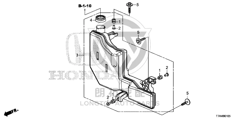 Air Resonator 17230-51BH0 1723051BH01 for Honda