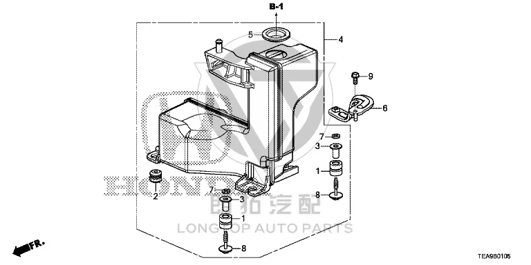 Air Resonator 17230-5AFH0 172305AFH00 for Honda