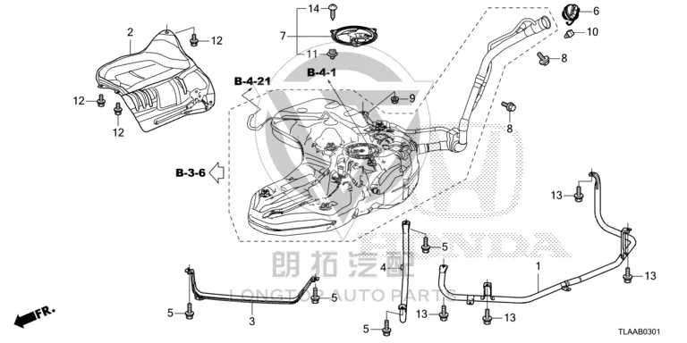 Fuel Tank Filler Cap (Inner) 17670-T3W00 17670T3W00 for Honda