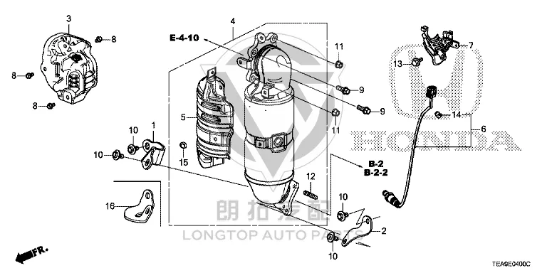 Oxygen Sensor (Rear) 36532-5AFH11 365325AFH11 for Honda