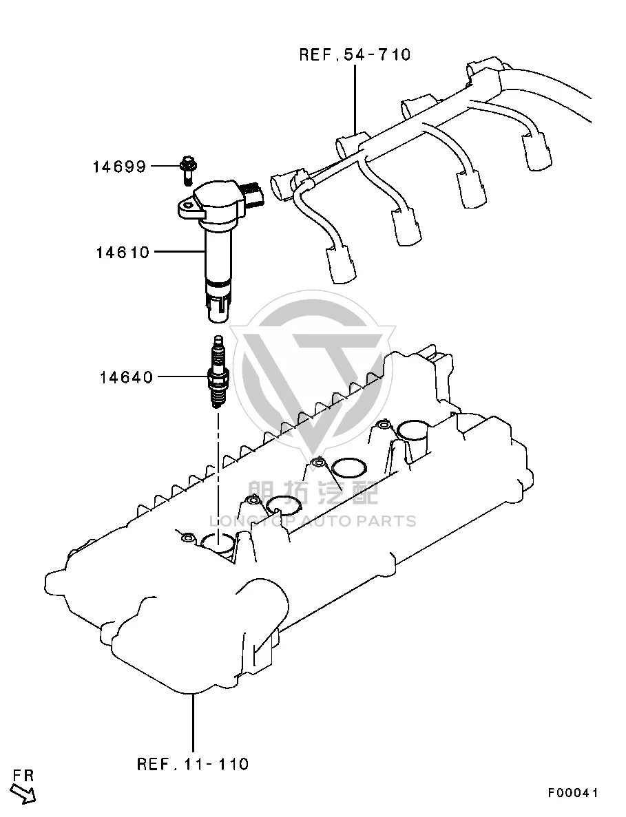 Spark plug 1822A-094 1822A094 for Mitsubishi GA1W