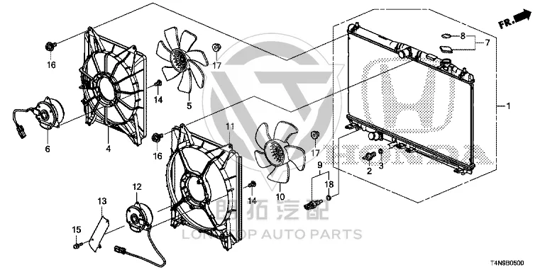 Radiator 19010-5M1H51 190105M1H51 for Honda
