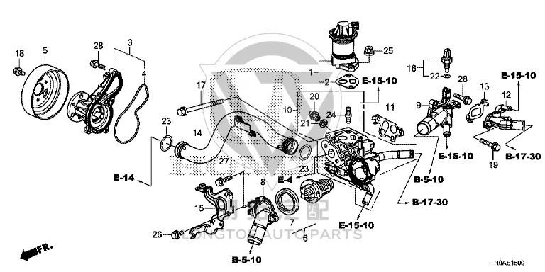 Thermostat 19301-RNA30 19301RNA306 for Honda