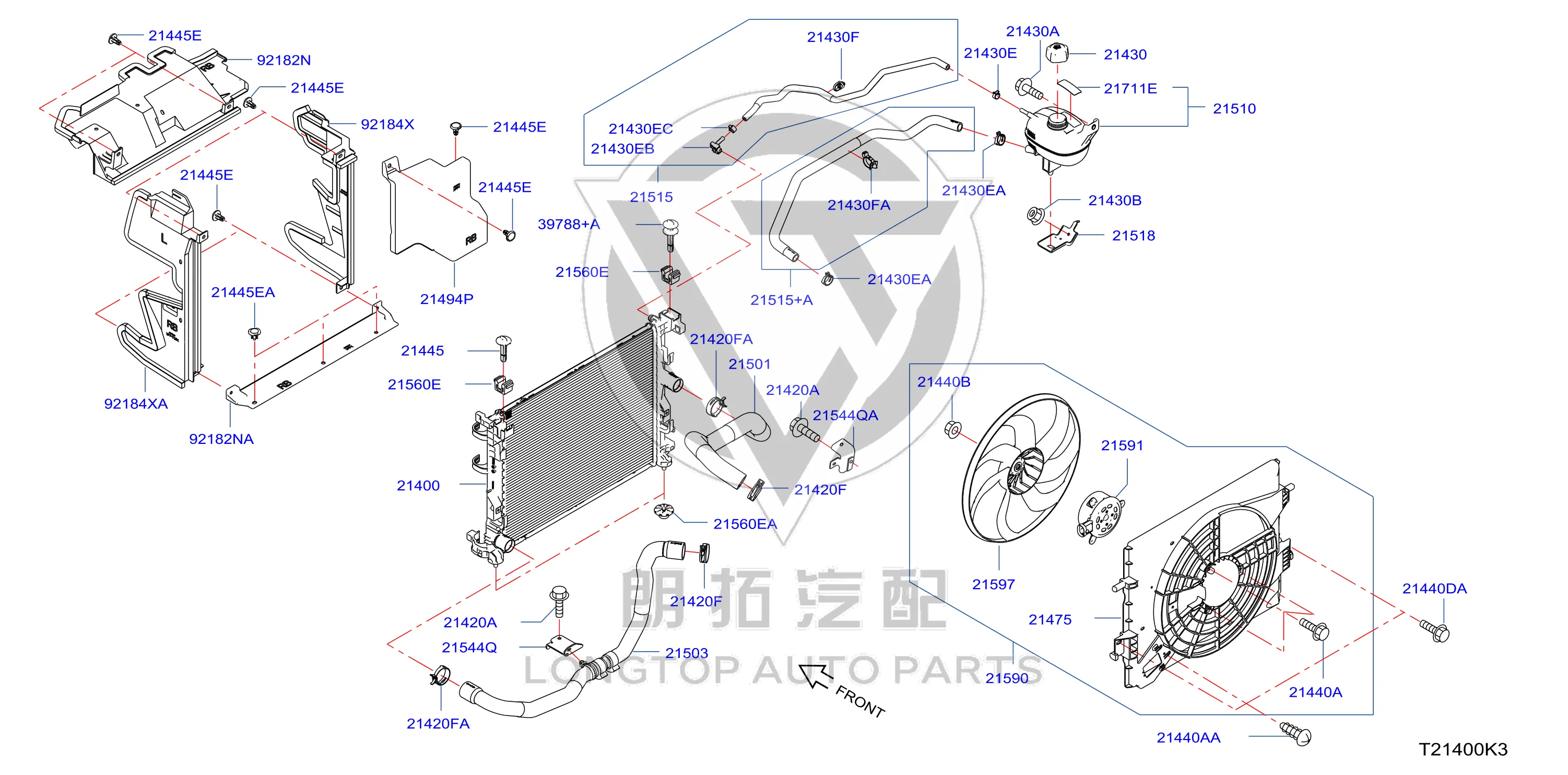 Clamp 21750-4EB0A 217504EB0A for Nissan