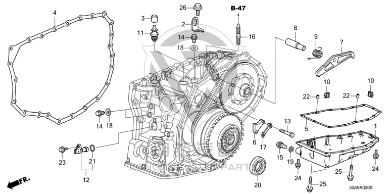 Front Half-Shaft Oil Seal (Left) 912055-5F8003 912055F8003 for Honda