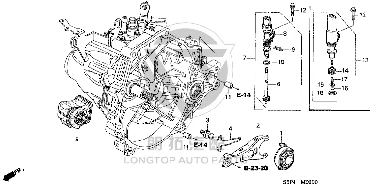 Release Bearing 22810-PLW-005 22810PLW005 for Honda