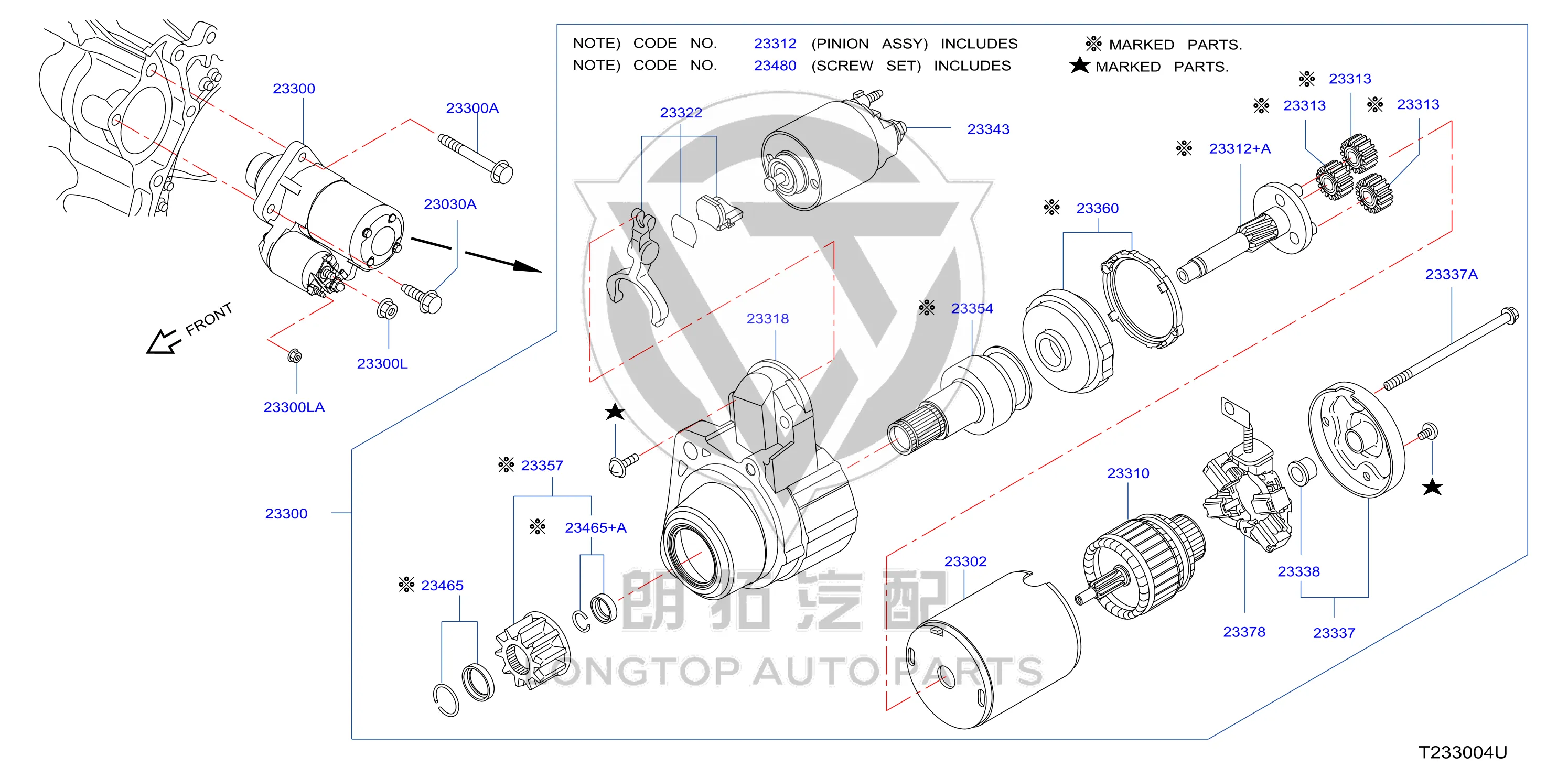 Starter Motor 23300-4BB0B 233004BB0B for Nissan