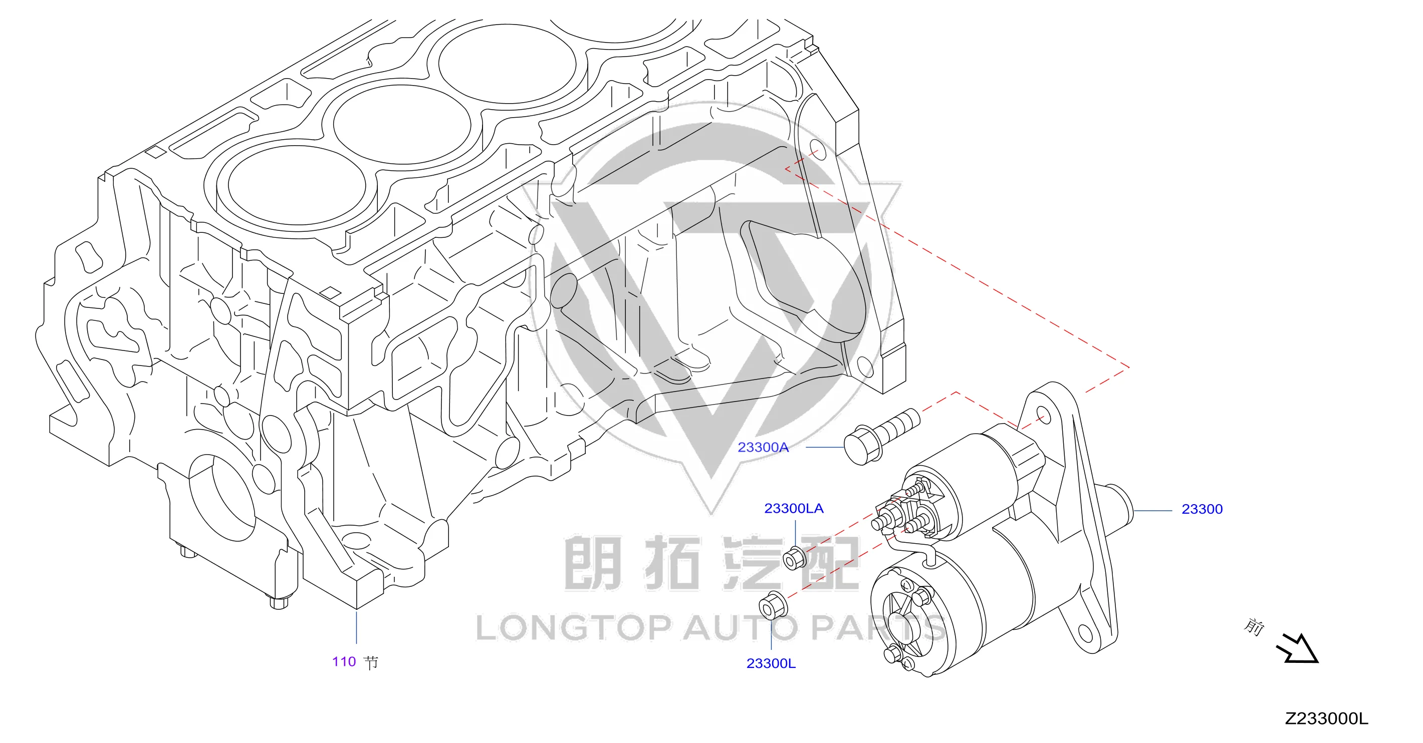 Starter Motor 23300-CJ71A 23300CJ71A for Nissan