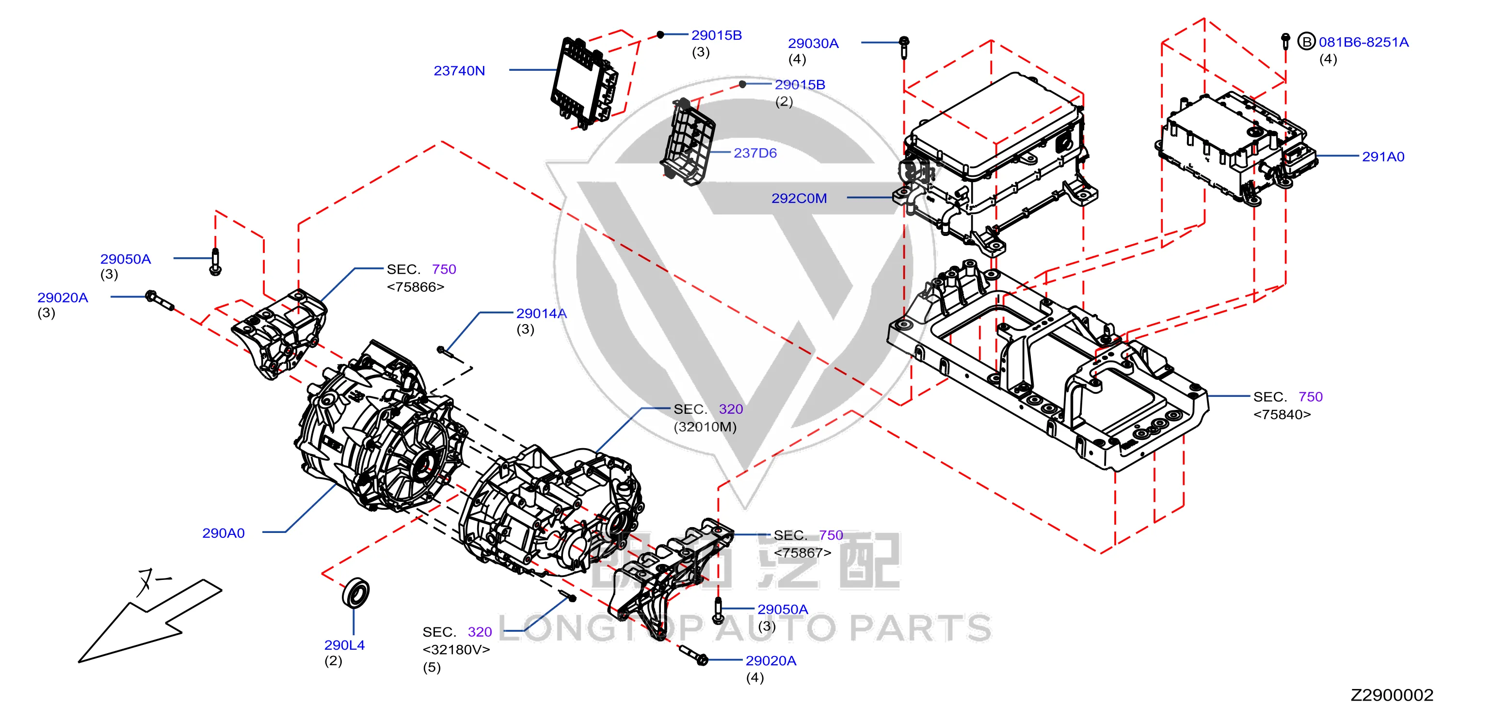 Inverter Assembly 291A0-2GR0A 291A02GR0A for Venucia