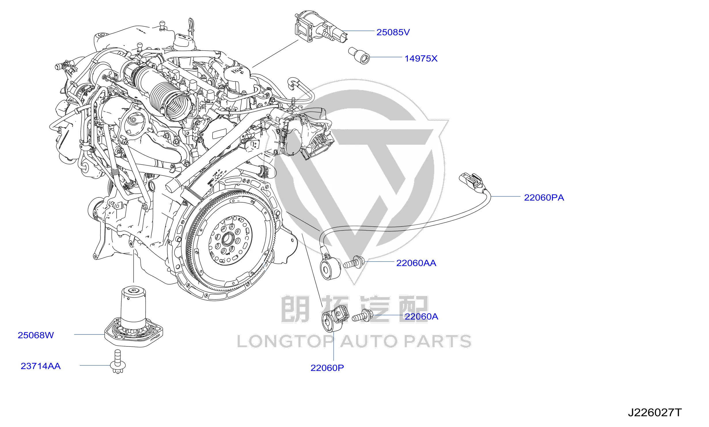 Oil Level Sensor 25068-HG00B 25068HG00B for Infiniti