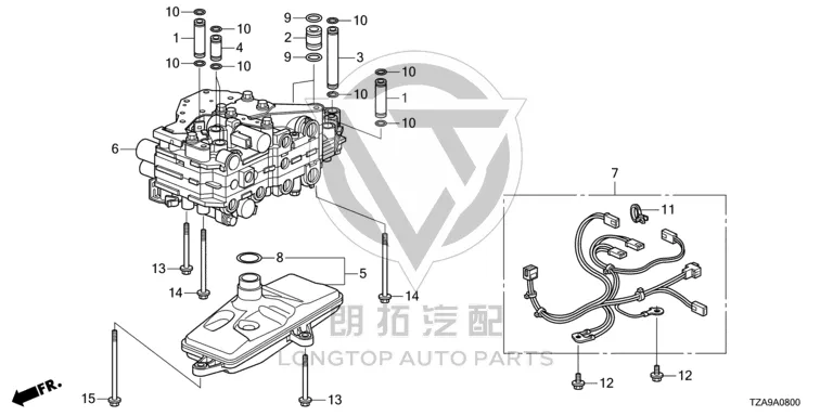 Transmission Filter (Inner) 25420-5T000 254205T000 for Honda