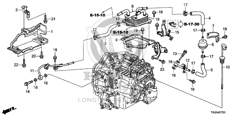 Transmission filter (external) 25430-R5L003 25430R5L003 for Honda