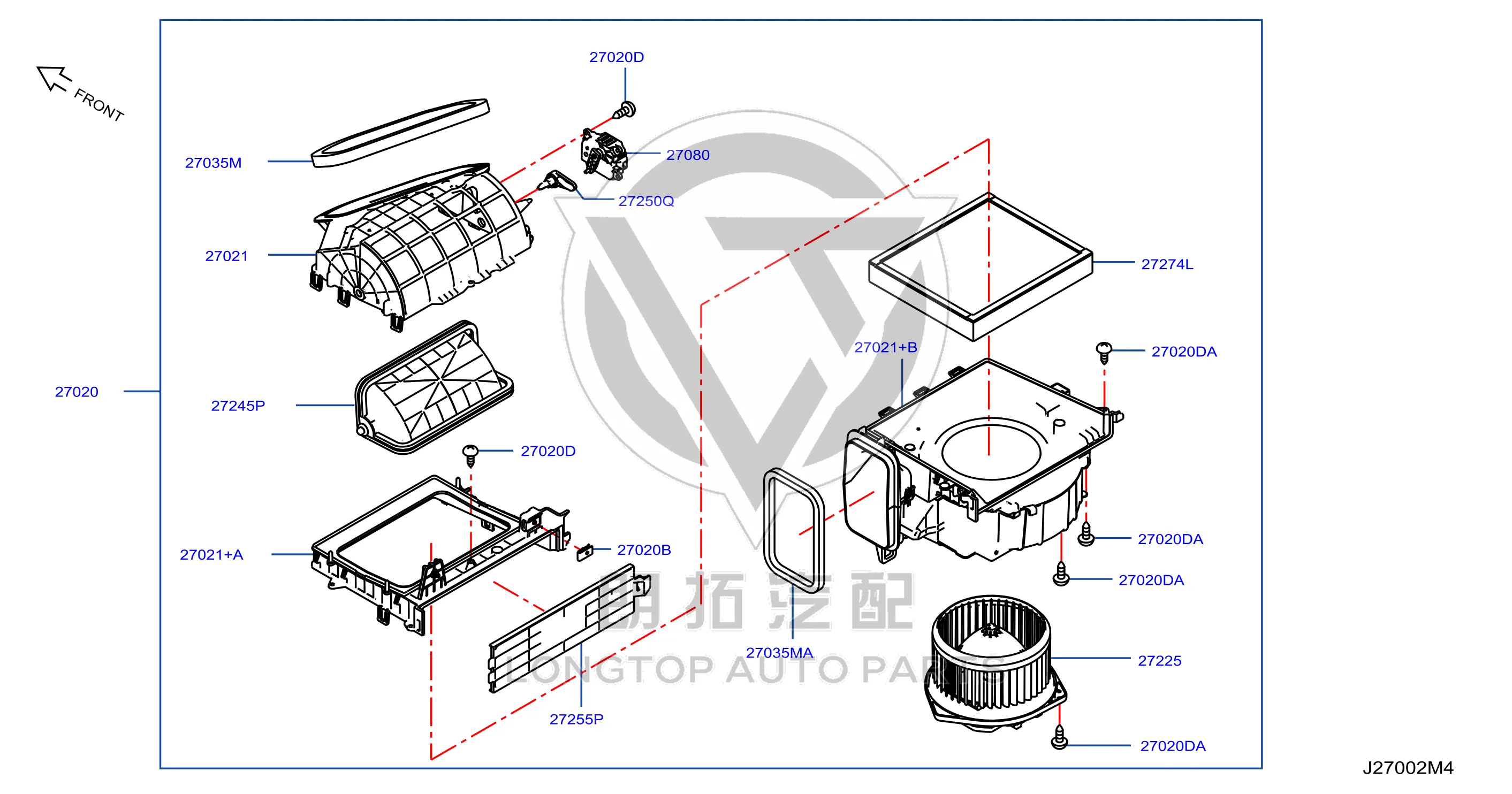 Air Conditioning Compartment B7277-1CA1B B72771CA1B for Infiniti