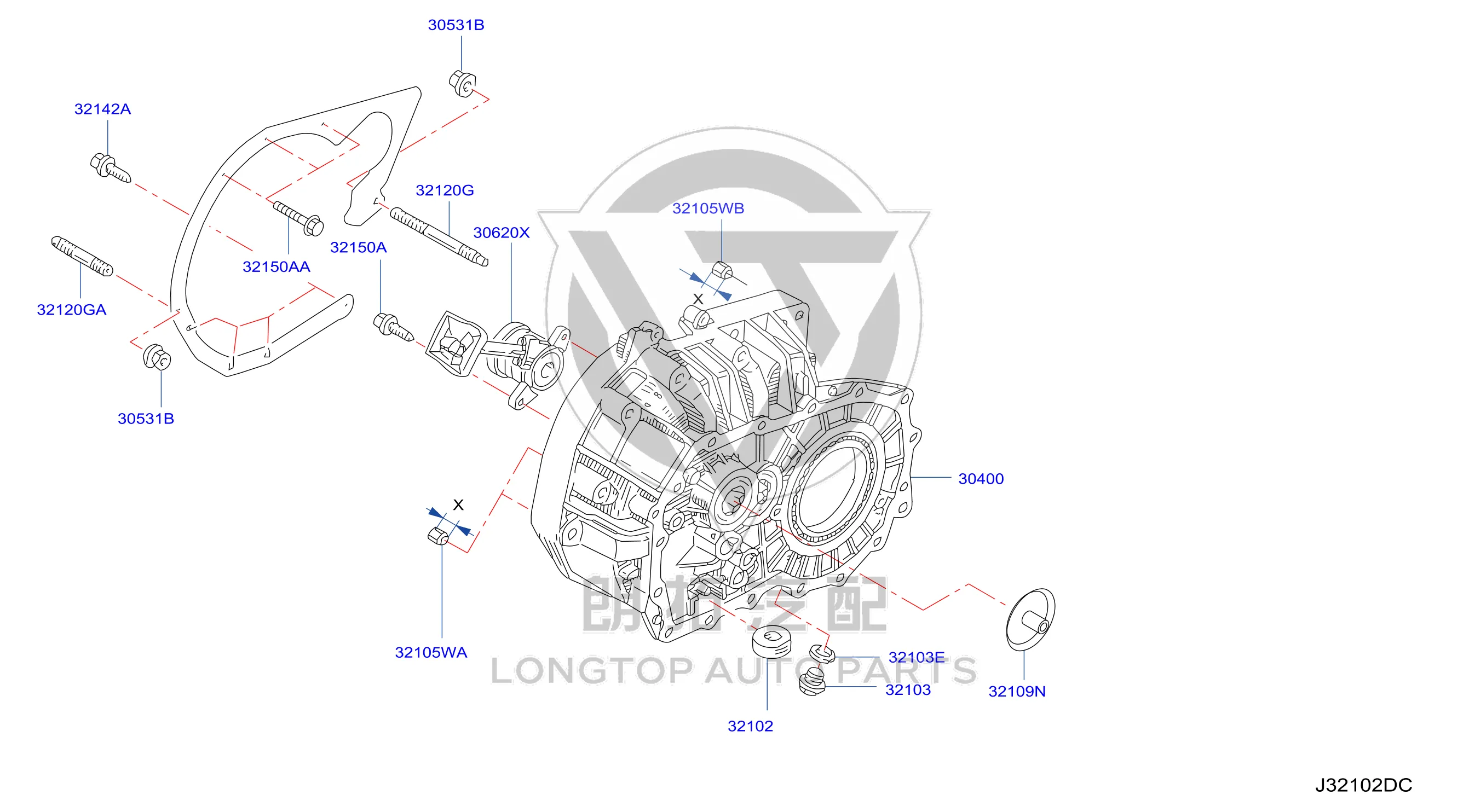 Release Bearing 30620-00Q1T 3062000Q1T for Nissan