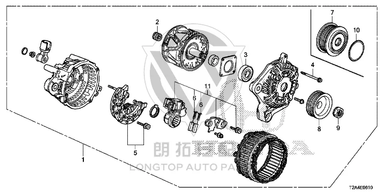 Generator 31100-5A2A0 311005A2A02 for Honda