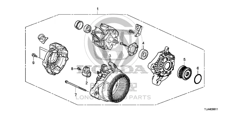 Generator 31100-5X6J0 311005X6J01 for Honda
