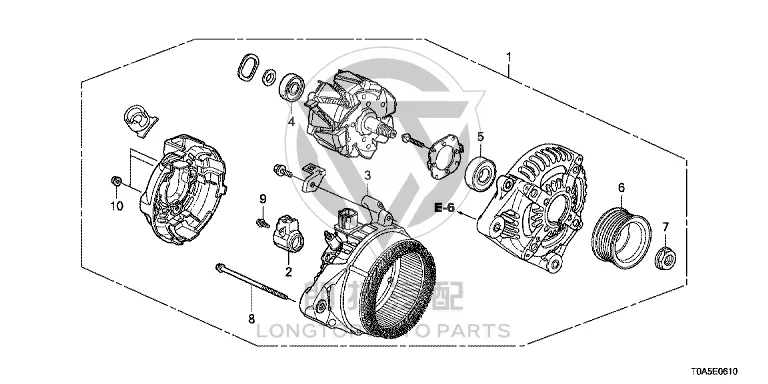 Generator 31100-R1PH0 31100R1PH01 for Honda