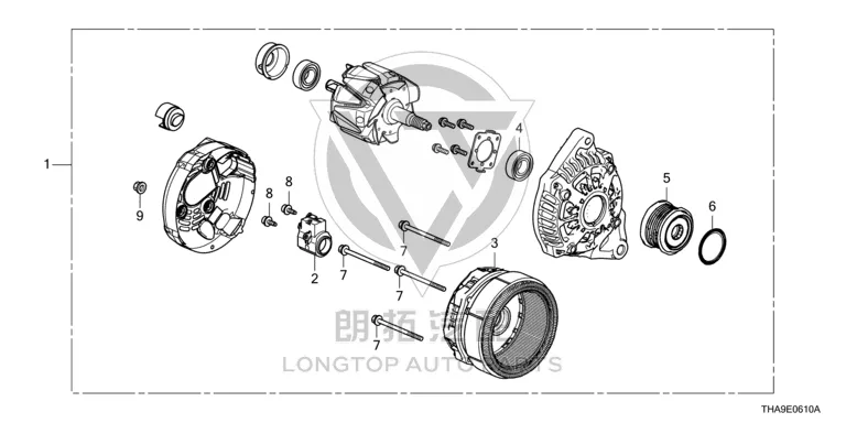Generator 31100-RPY-G03 31100RPYG03 for Honda