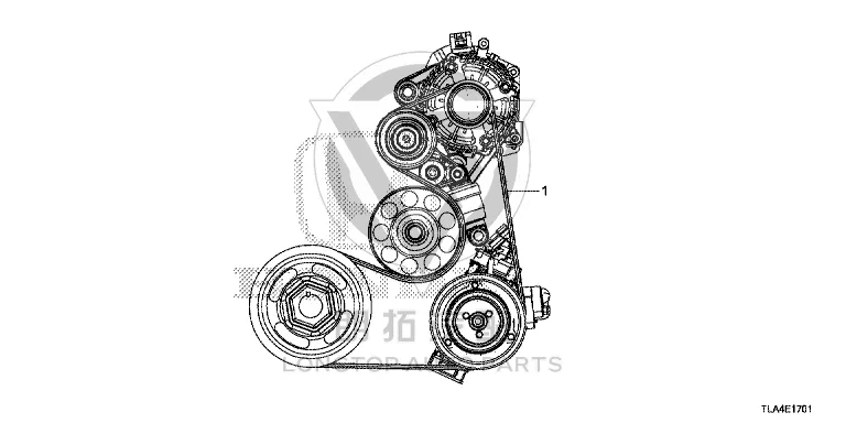 Generator Belt 31110-5X6J0 311105X6J01 for Honda