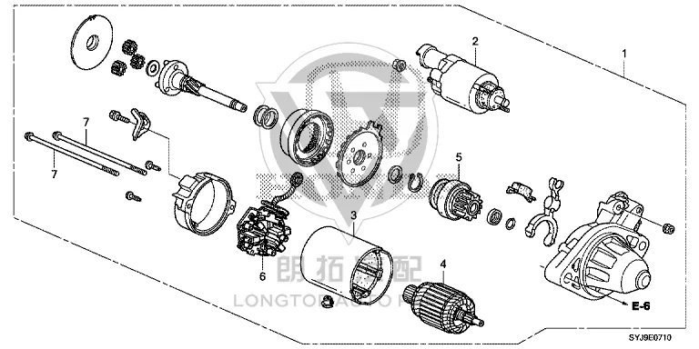 Starter motor 31200-R40R0 31200R40R01 for Honda