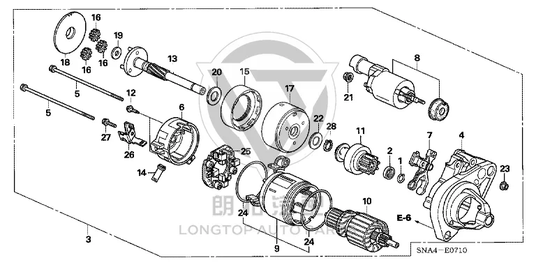 Starter Motor 31200-RNAA0 31200RNAA01 for Honda Siming