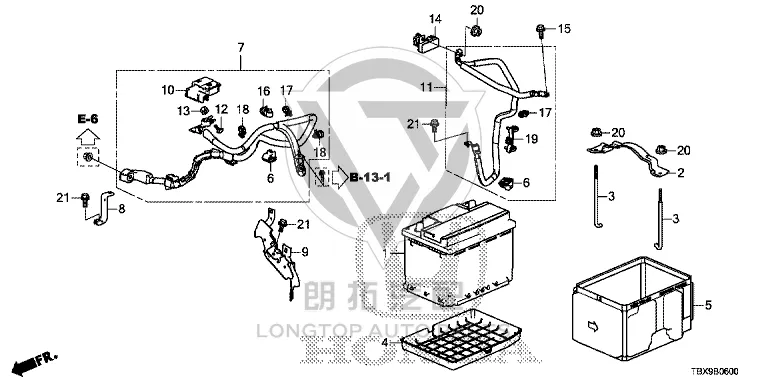 Storage Battery 31500-TETH0 31500TETH01 for Honda