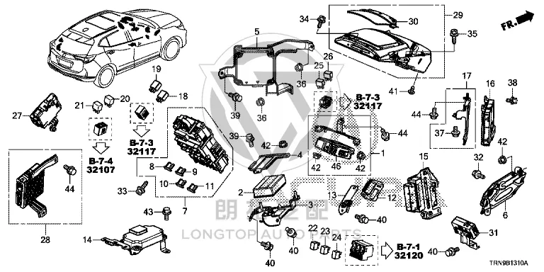 Battery management unit 31540-TRN-H01 31540TRNH01 for Acura